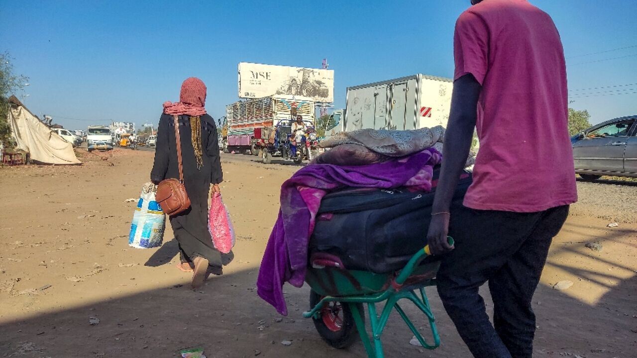 Many of those fleeing from Wad Madani had already been displaced from Khartoum