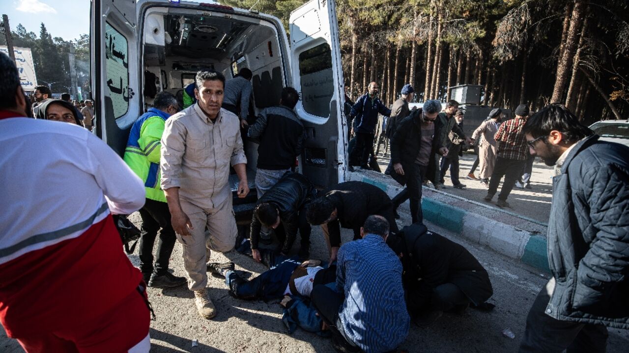 No group has yet claimed responsibility for the double-tap bombing which killed 84 people at a memorial ceremony for storied Iranian general Qasem Soleimani, who was killed in a US drone strike in 2020