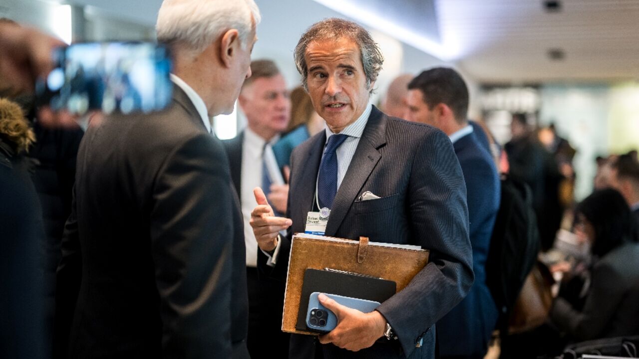 Rafael Grossi at this year's World Economic Forum in Davos Rafael Grossi at this year's World Economic Forum in Davos