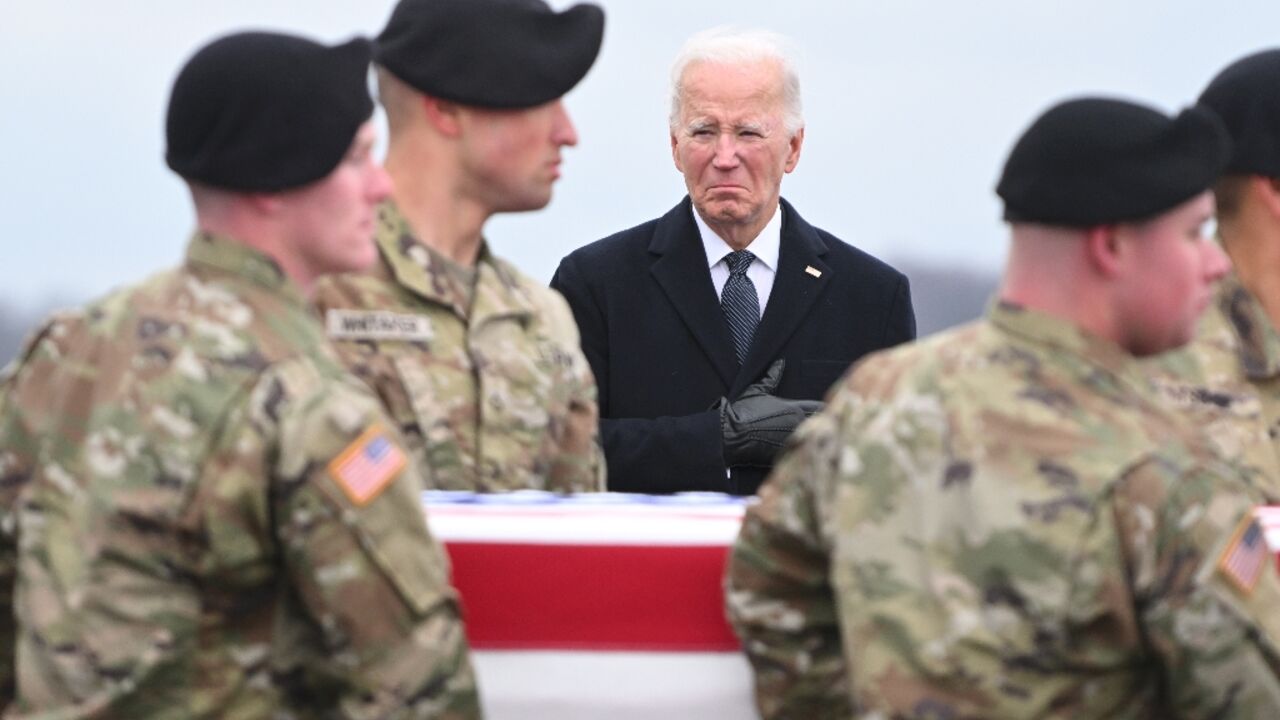 US President Joe Biden says there will be a military response to the deaths of the three soldiers in their remote base in Jordan, near Syria US President Joe Biden says there will be a military response to the deaths of the three soldiers in their remote base in Jordan, near Syria