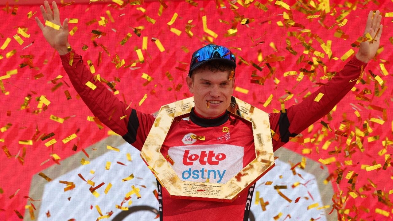 UAE Tour winner Lennert Van Eetvelt only turned professional last year UAE Tour winner Lennert Van Eetvelt only turned professional last year