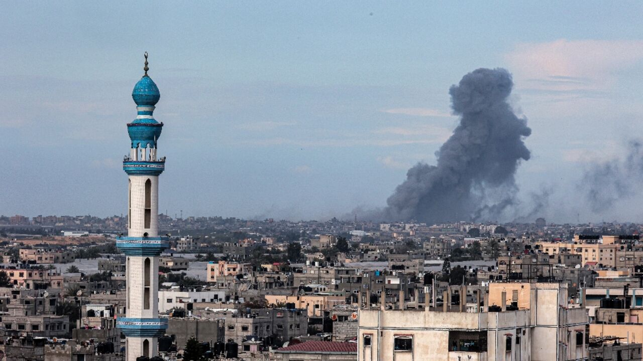 Israeli has kept up its bombardment of Gaza, with strikes on both Rafah and the southern city of Khan Yunis Israeli has kept up its bombardment of Gaza, with strikes on both Rafah and the southern city of Khan Yunis