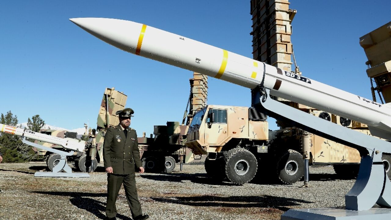 A Sayad-3 missile is displayed during Iran's unveiling of two new air defence systems A Sayad-3 missile is displayed during Iran's unveiling of two new air defence systems