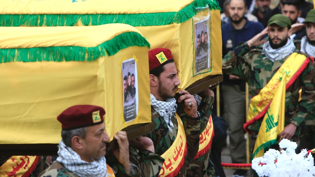Hezbollah has insisted its fighters would not stand down before a ceasefire is secured in Gaza Hezbollah has insisted its fighters would not stand down before a ceasefire is secured in Gaza
