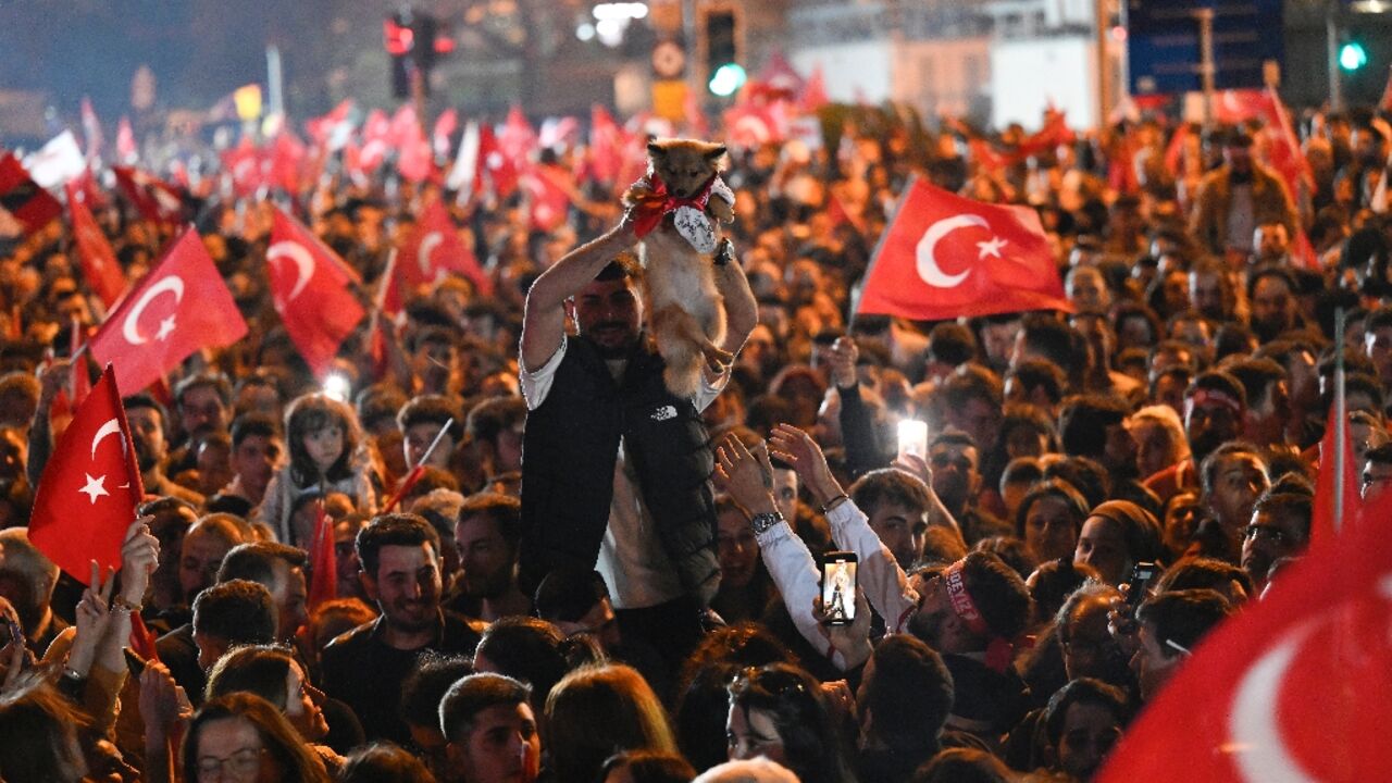 Tens of thousands turned out to celebrate in Istanbul Tens of thousands turned out to celebrate in Istanbul