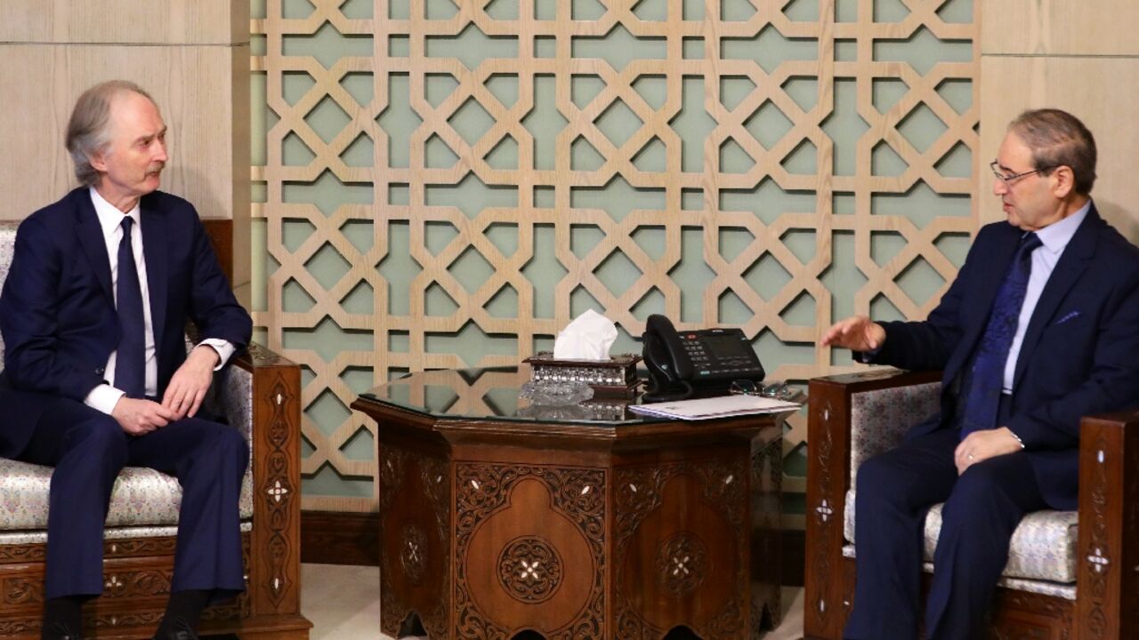 'We should continue to meet in Geneva and develop the constitutional committee and the work of the committee in the manner that could give hope to the Syrian people,' Pedersen said 'We should continue to meet in Geneva and develop the constitutional committee and the work of the committee in the manner that could give hope to the Syrian people,' Pedersen said