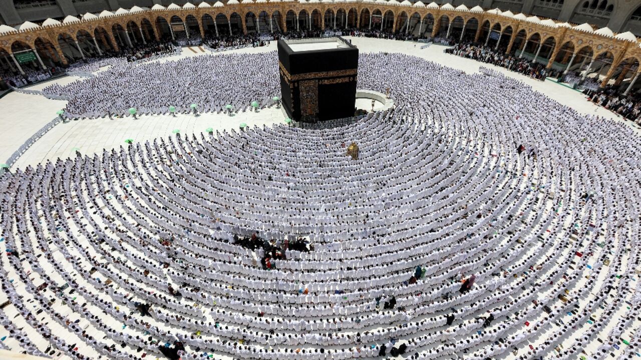 Worshippers at the Kaaba, Islam's holiest shrine, at the Grand Mosque in Mecca on the last Friday of Ramadan Worshippers at the Kaaba, Islam's holiest shrine, at the Grand Mosque in Mecca on the last Friday of Ramadan