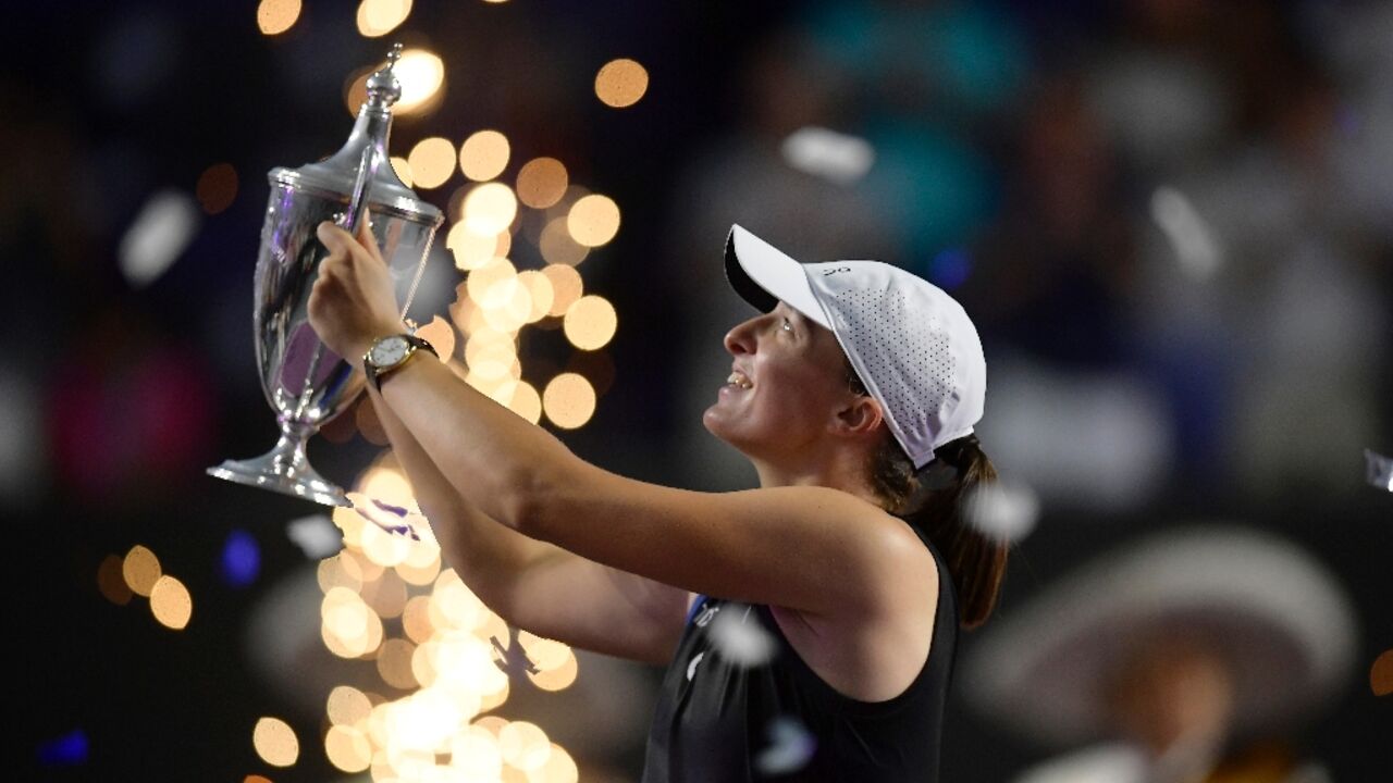 Iga Swiatek won last year's WTA Finals in Cancun, Mexico Iga Swiatek won last year's WTA Finals in Cancun, Mexico