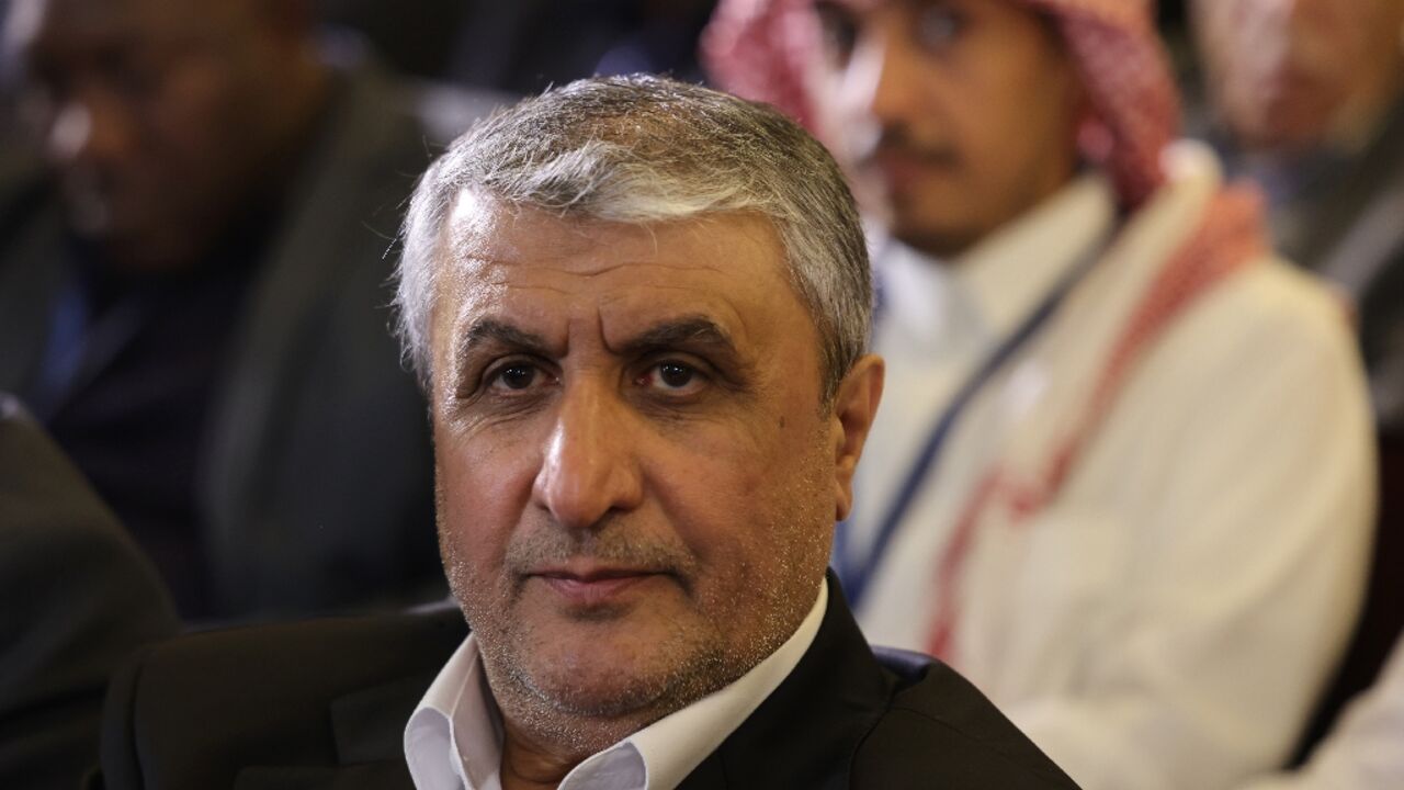 Iran's atomic energy chief Mohammad Eslami at the opening of the International Conference on Nuclear Science and Technology Iran's atomic energy chief Mohammad Eslami at the opening of the International Conference on Nuclear Science and Technology