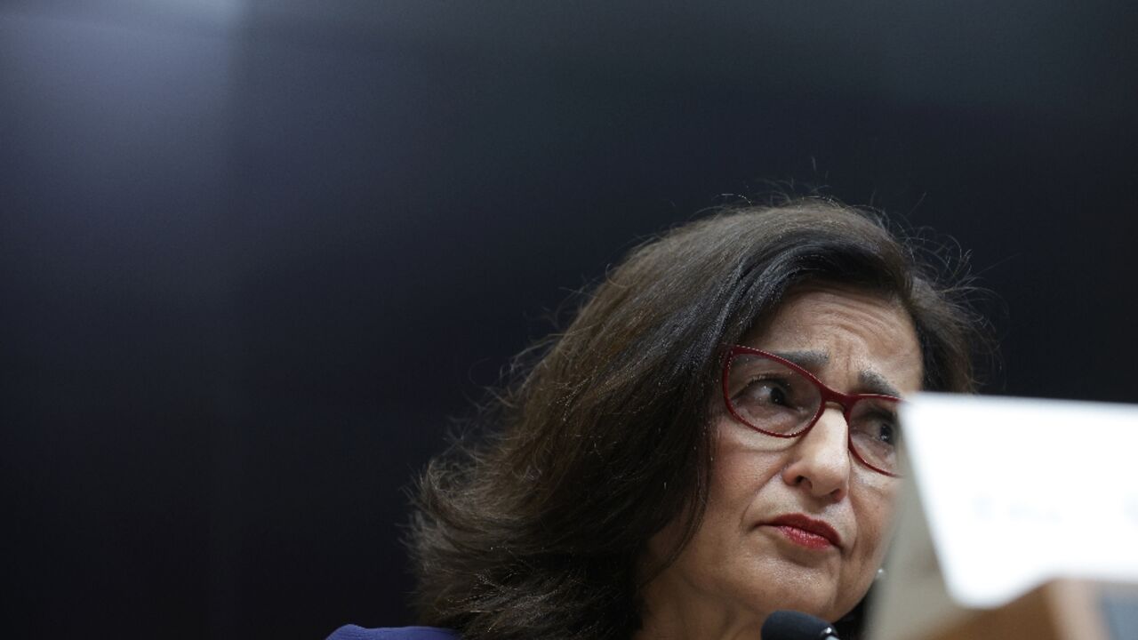 Nemat "Minouche" Shafik appeared before Congress in Washington on April 17, 2024 Nemat "Minouche" Shafik appeared before Congress in Washington on April 17, 2024