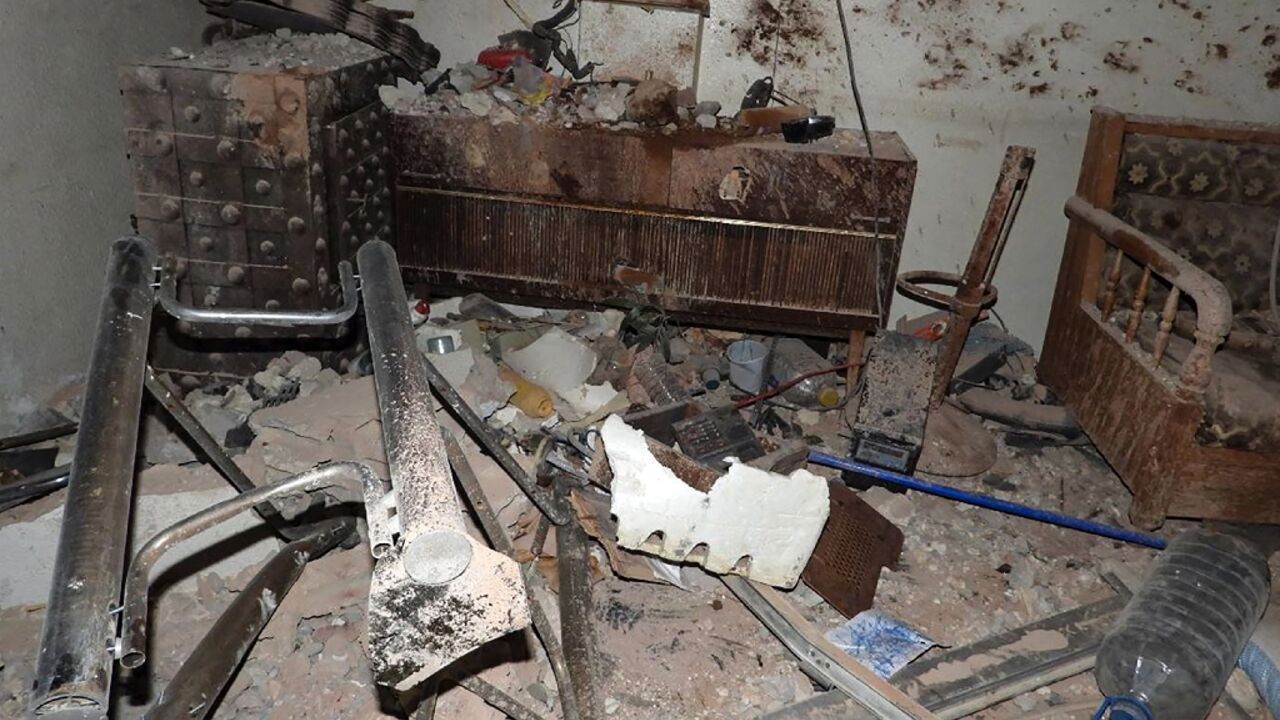 A Syrian Arab News Agency photograph of damage inside an apartment in Baniyas following what the defence ministry said was an Israeli air strike A Syrian Arab News Agency photograph of damage inside an apartment in Baniyas following what the defence ministry said was an Israeli air strike