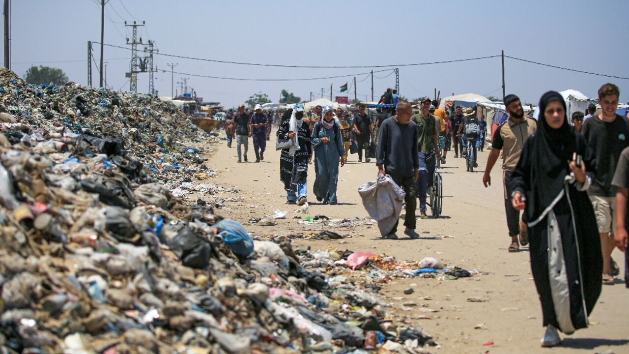 The Israel-Hamas war has devastated much of the coastal Gaza Strip The Israel-Hamas war has devastated much of the coastal Gaza Strip