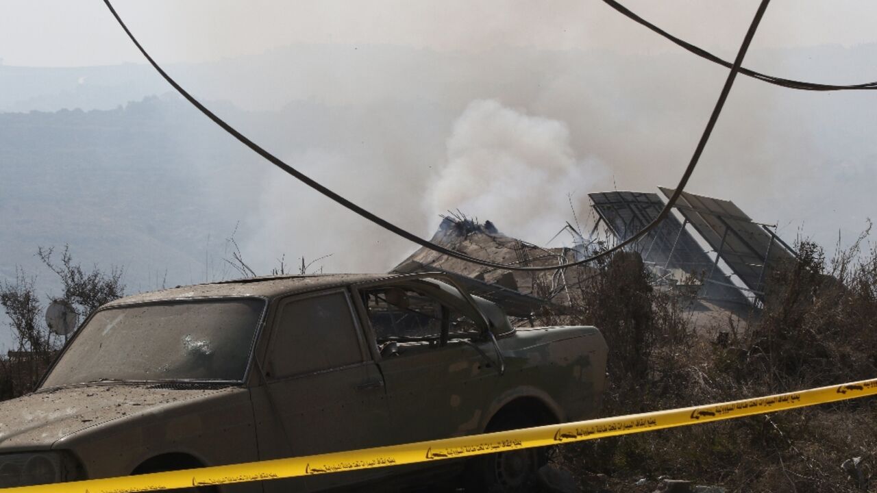 An Israeli strike on Jannata village in south Lebanon comes on the heels of one of Hezbollah's largest cross-border attack in months