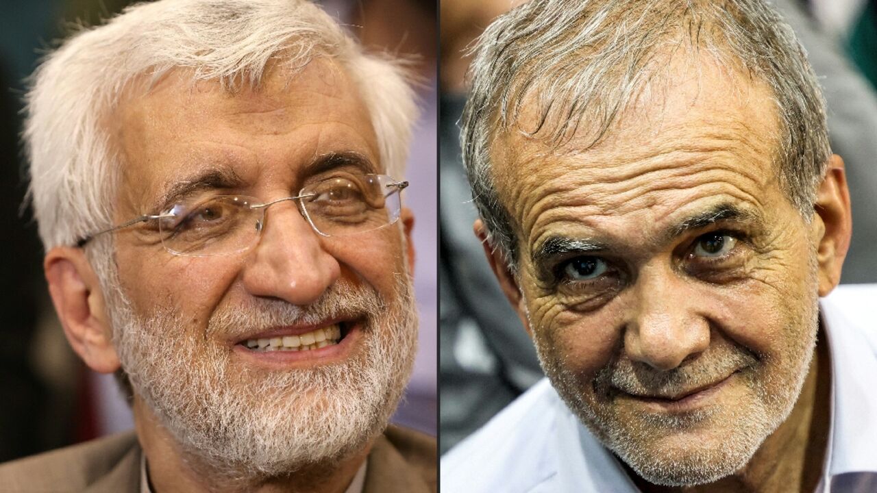 Next week's Iranian presidential election runoff pits ultraconservative Saeed Jalili (left) against reformist Masoud Pezeshkian (right)