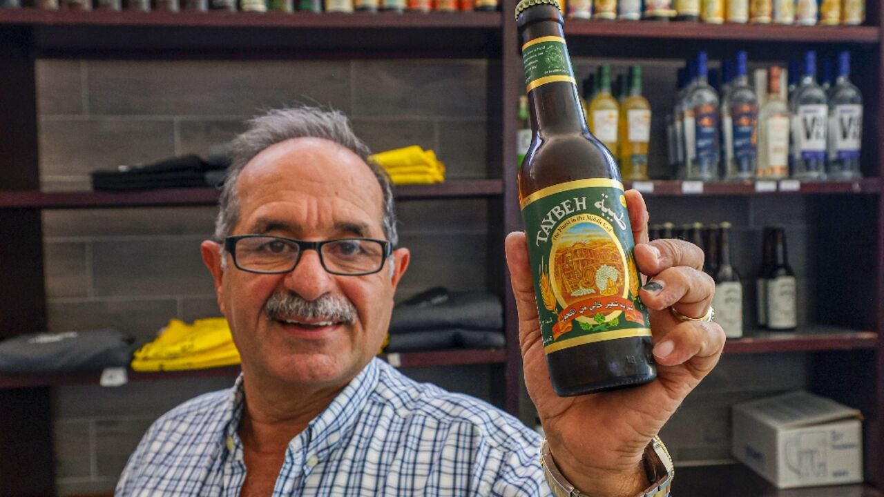 Taybeh owner Nadim Khoury set up the brewery in the occupied West Bank, but the effects of the war in Gaza have caused business to decline dramatically