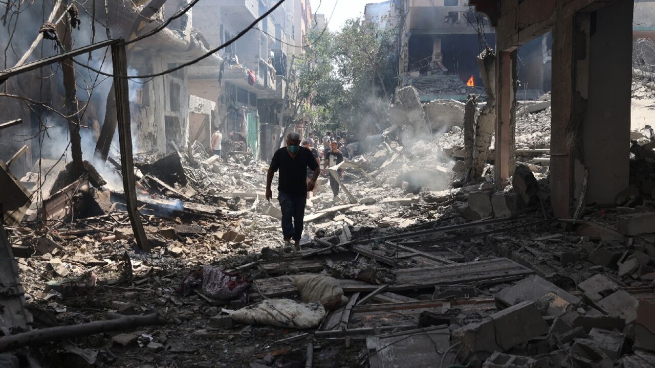 An operations by the Israeli special forces in Nuseirat to rescue four hostages held in Gaza left the area devastated by heavy bombardment and fighting An operations by the Israeli special forces in Nuseirat to rescue four hostages held in Gaza left the area devastated by heavy bombardment and fighting