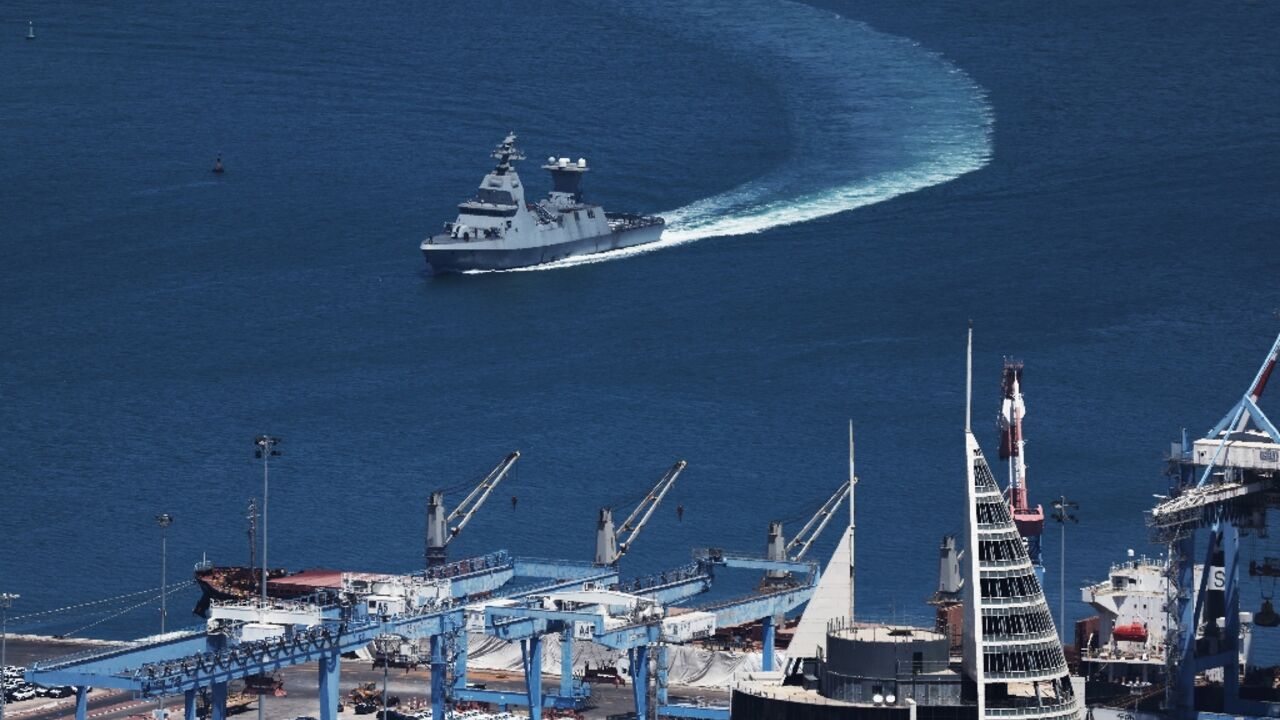 The port city of Haifa hosts Israel's main naval base but it is the port's oil refinery and other highly flammable targets that worry city residents as Lebanon's Hezbollah group readies its threatened retaliation