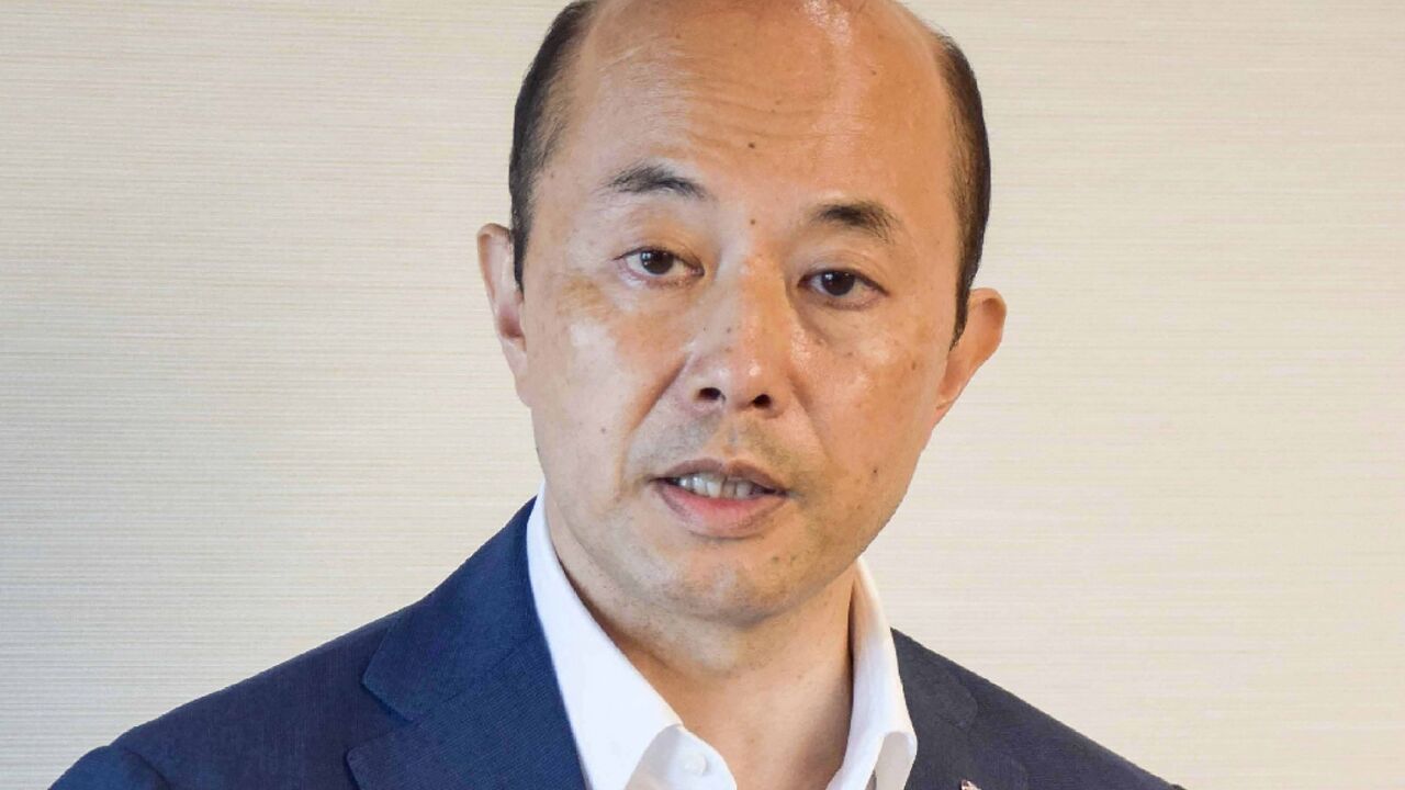 Nagasaki City Mayor Shiro Suzuki speaks to the media at City Hall on August 8, 2024