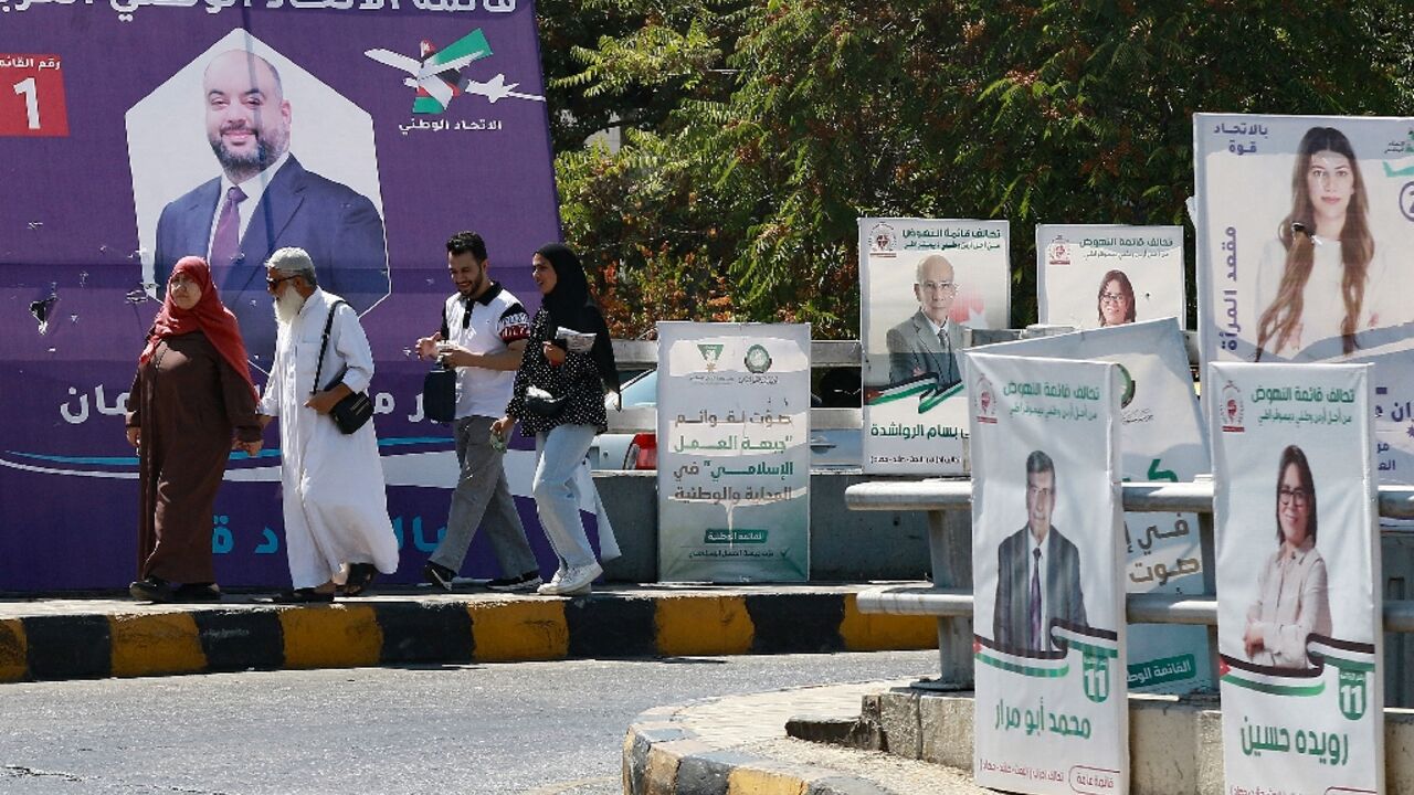 Jordanians will vote Tuesday in an election where economic woes and the war in Gaza take centre stage