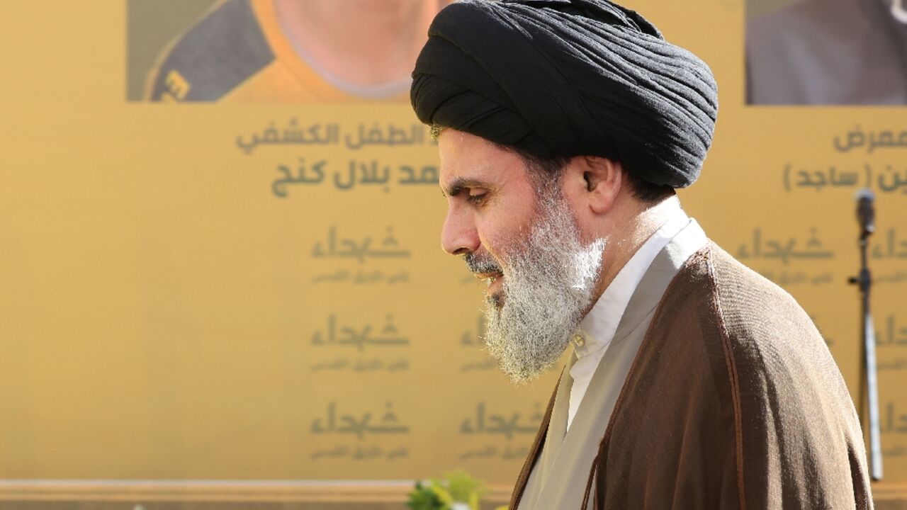 Unlike Nasrallah, Hashem Safieddine has appeared openly at recent political and religious events -- including the funeral of Hezbollah members in Beirut's southern suburbs on September 18, 2024 Unlike Nasrallah, Hashem Safieddine has appeared openly at recent political and religious events -- including the funeral of Hezbollah members in Beirut's southern suburbs on September 18, 2024