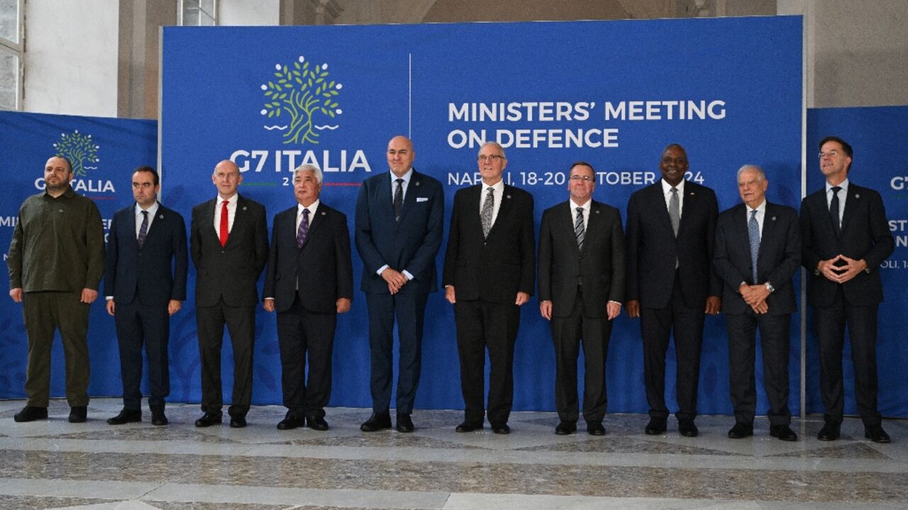 Joining the G7 defence ministers at the summit were NATO chief Mark Rutte, EU foreign policy chief Josep Borrell and Ukraine's defence minister, Rustem Umerov.