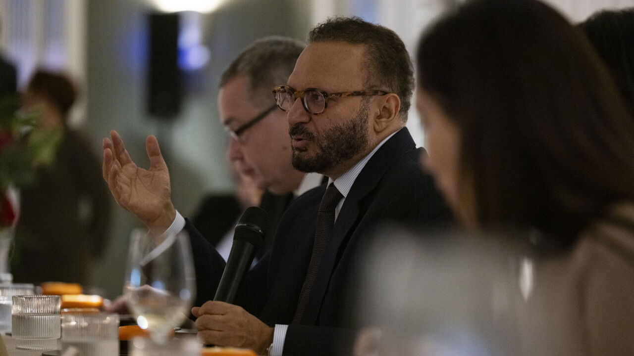 Anwar Gargash at an Al-Monitor event