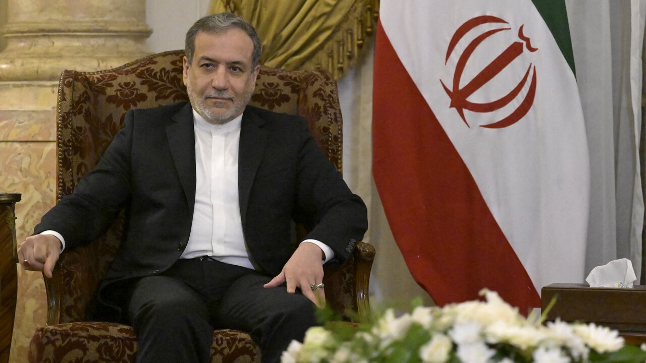 Iran's Foreign Minister Abbas Araghchi meets with his Egyptian counterpart (not pictured) in Cairo, on Oct. 17, 2024.