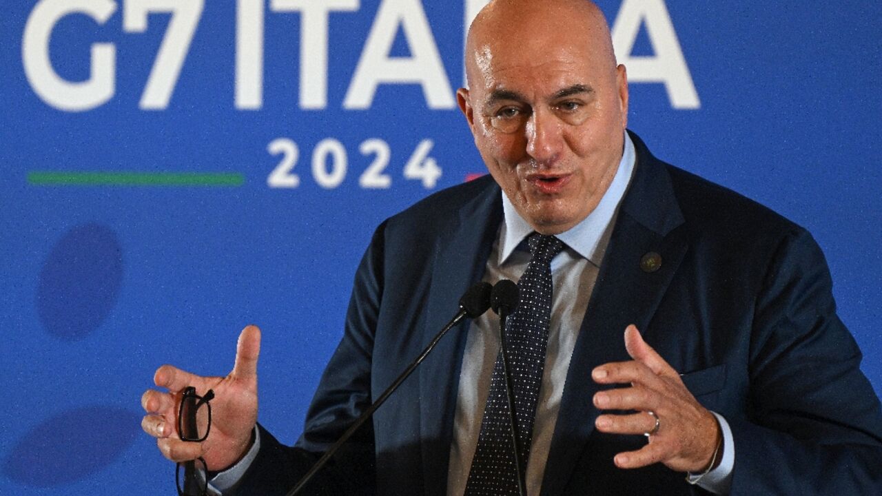 The many conflicts 'highlight a deteriorated security framework' said Italy's Defence Minister Guido Crosetto The many conflicts 'highlight a deteriorated security framework' said Italy's Defence Minister Guido Crosetto