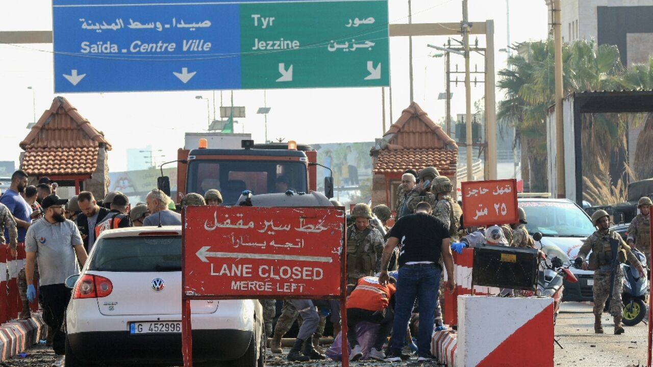 Israeli strike in Sidon had targeted a car near an army checkpoint but also injured UN peacekeeprs