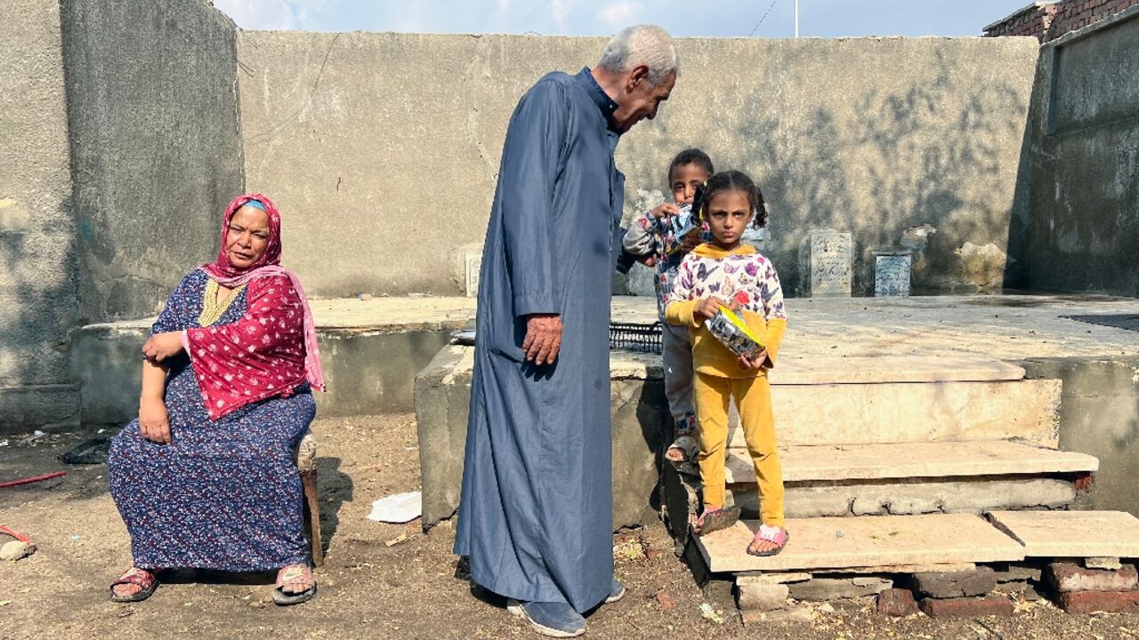 Sayyed al-Arabi, 71, has lived and guarded a cemetery in Old Cairo for decades