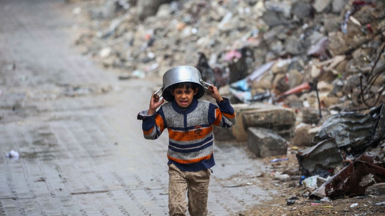 With many residents of Gaza displaced by the war, often living in cramped tent camps, the coming winter is a cause for concern