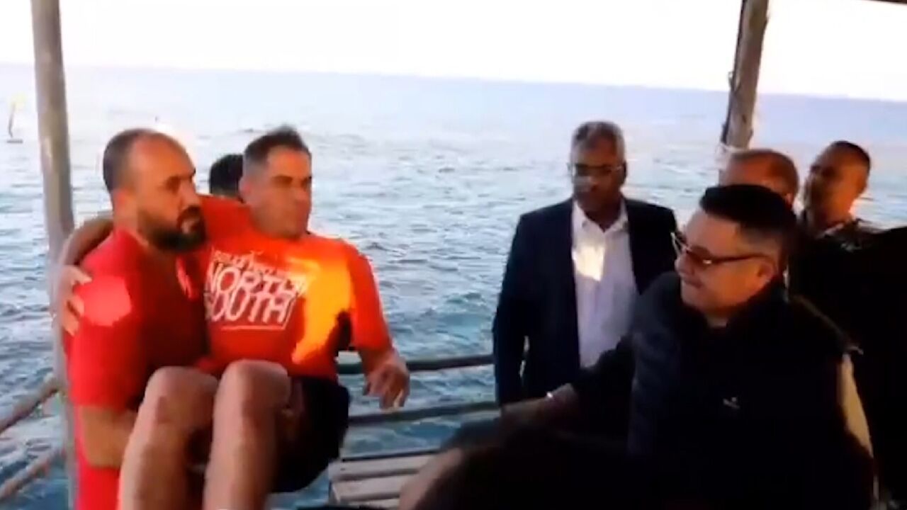 Egyptian authorities released a video of tourists who were rescued from the capsized dive boat in the Red Sea Egyptian authorities released a video of tourists who were rescued from the capsized dive boat in the Red Sea