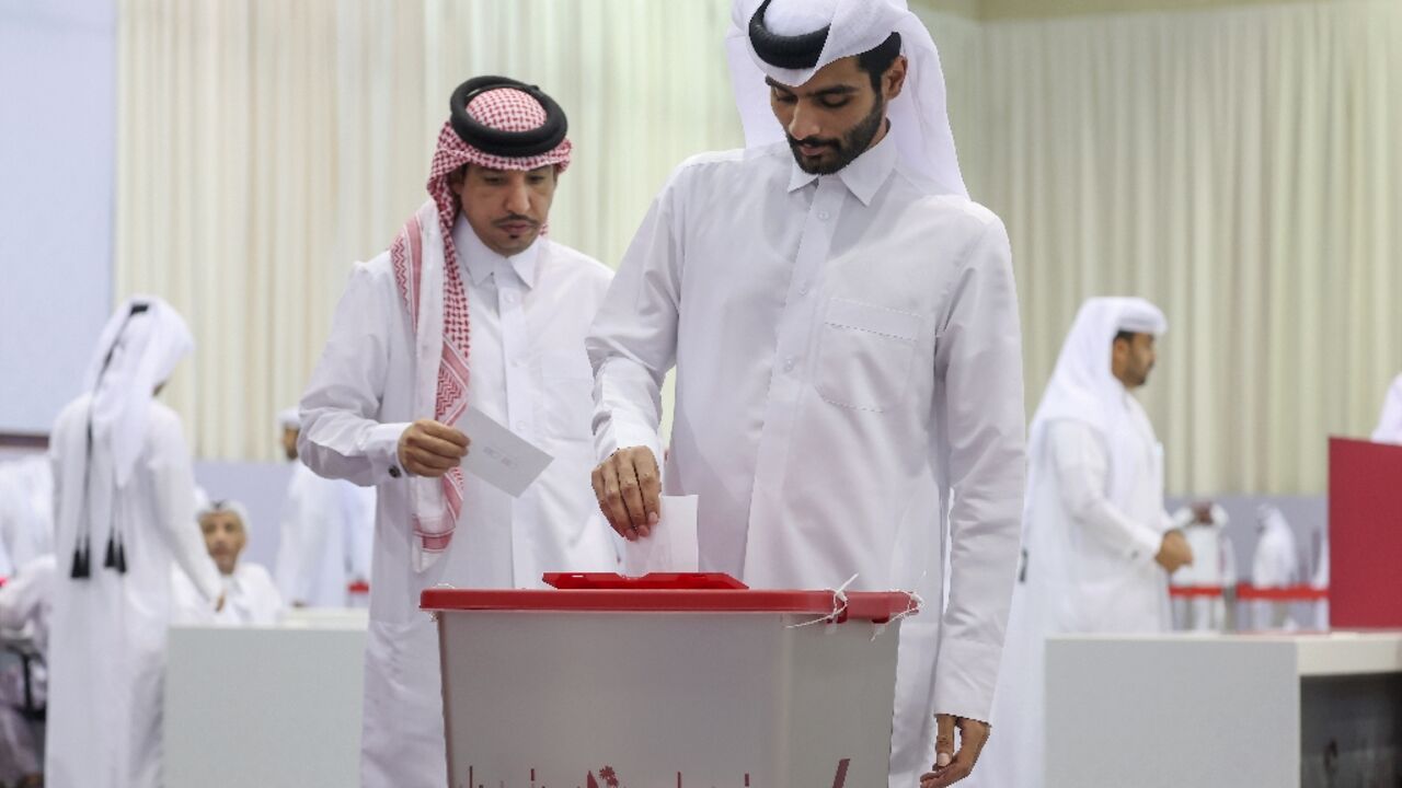 Qataris voted in a referendum on amending the constitution on Tuesday