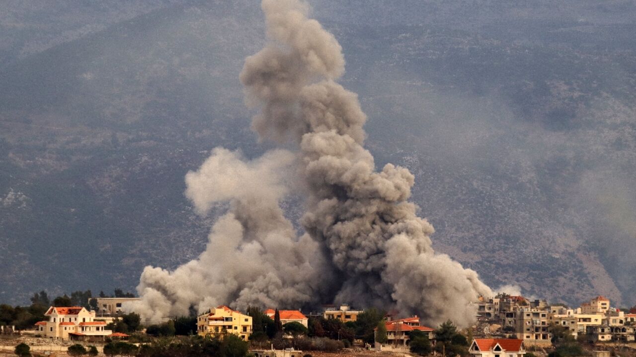 Israel began heavily bombarding south Lebanon in September, escalating its months-long battle against Hezbollah