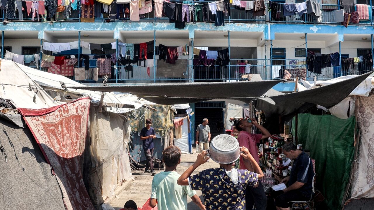 The Gaza war has displaced almost all of the territory's 2.4 million people, forced to flee without many everyday items like crockery