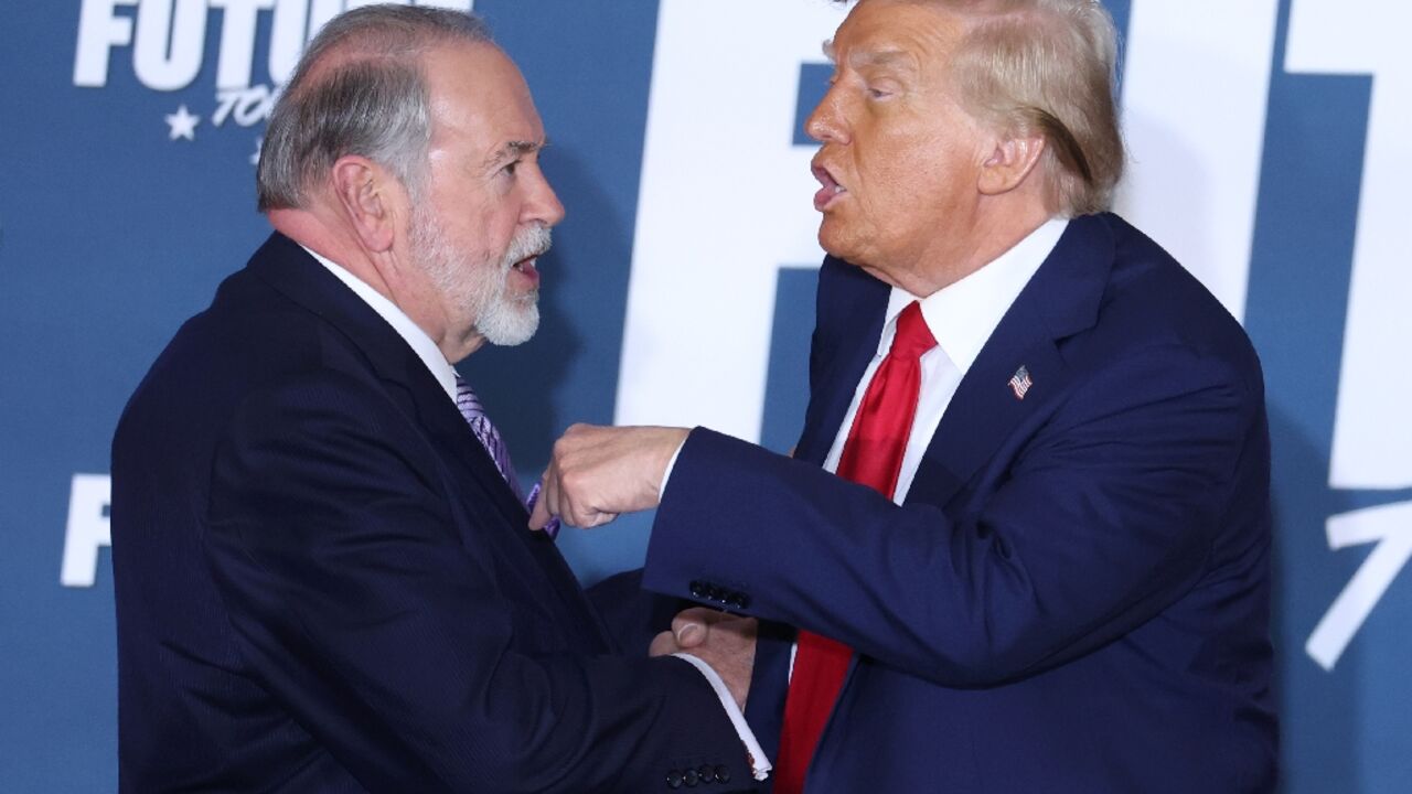 President-elect Donald Trump has picked former Arkansas governor Mike Huckabee (L) to be the next US ambassador to Israel President-elect Donald Trump has picked former Arkansas governor Mike Huckabee (L) to be the next US ambassador to Israel