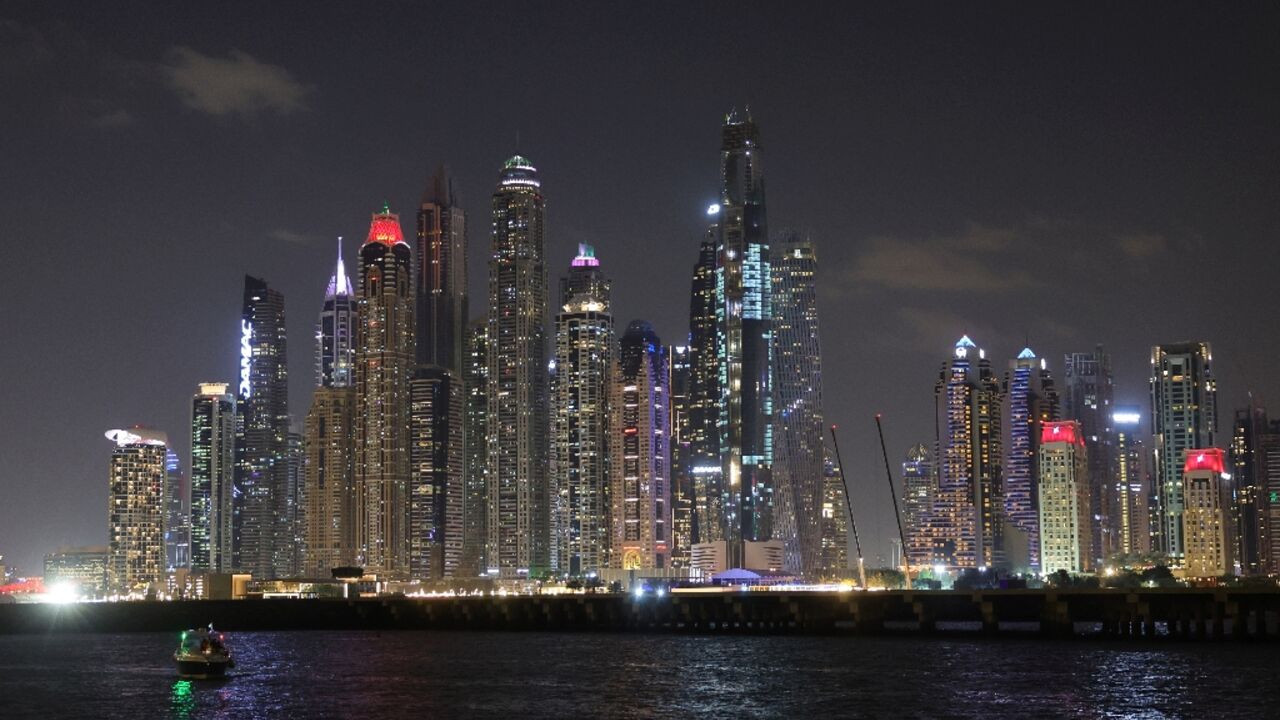 Dubai's marina, a favourite haunt of exiled drug barons who live there