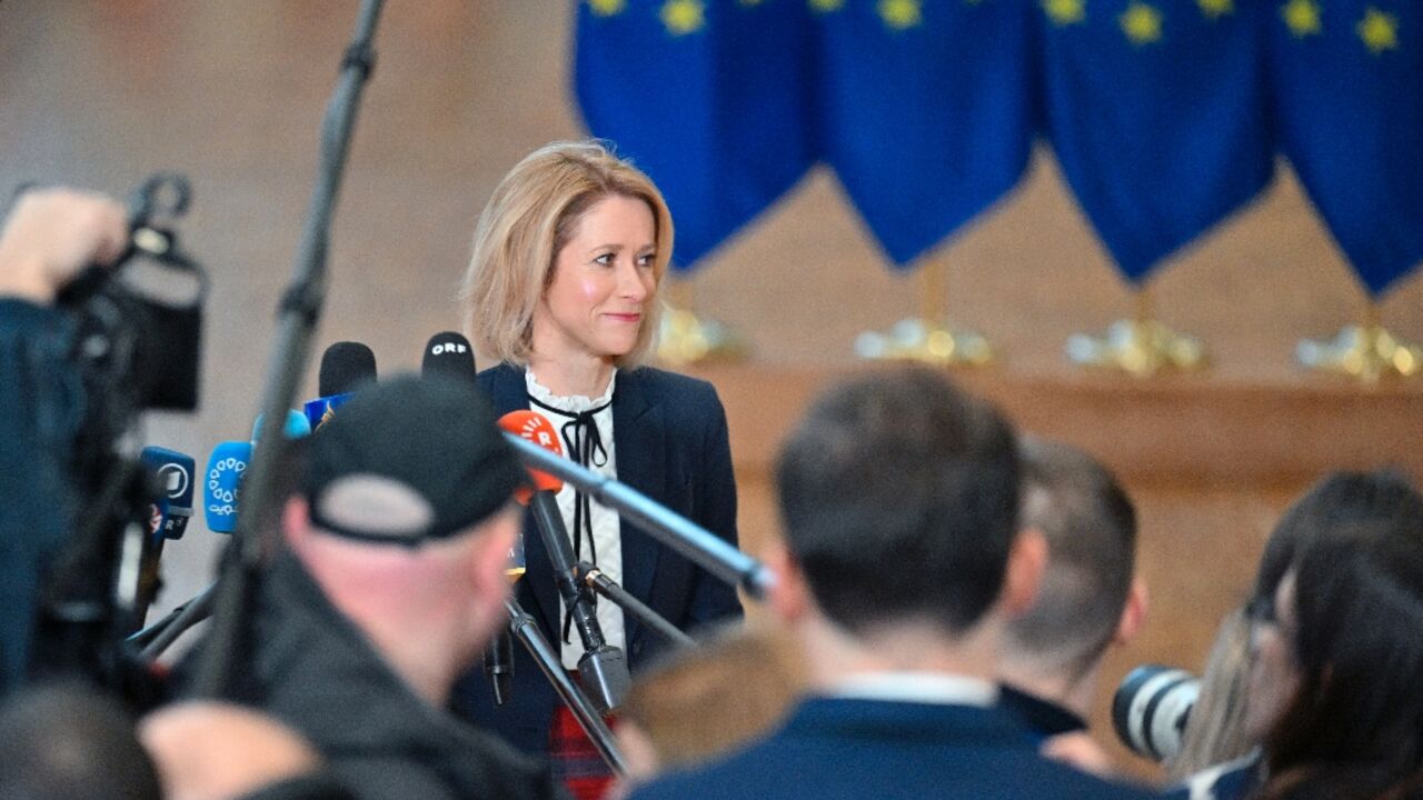EU foreign affairs commissioner Kaja Kallas speaks ahead of a foreign ministers' meeting expected to ease Syria sanctions EU foreign affairs commissioner Kaja Kallas speaks ahead of a foreign ministers' meeting expected to ease Syria sanctions