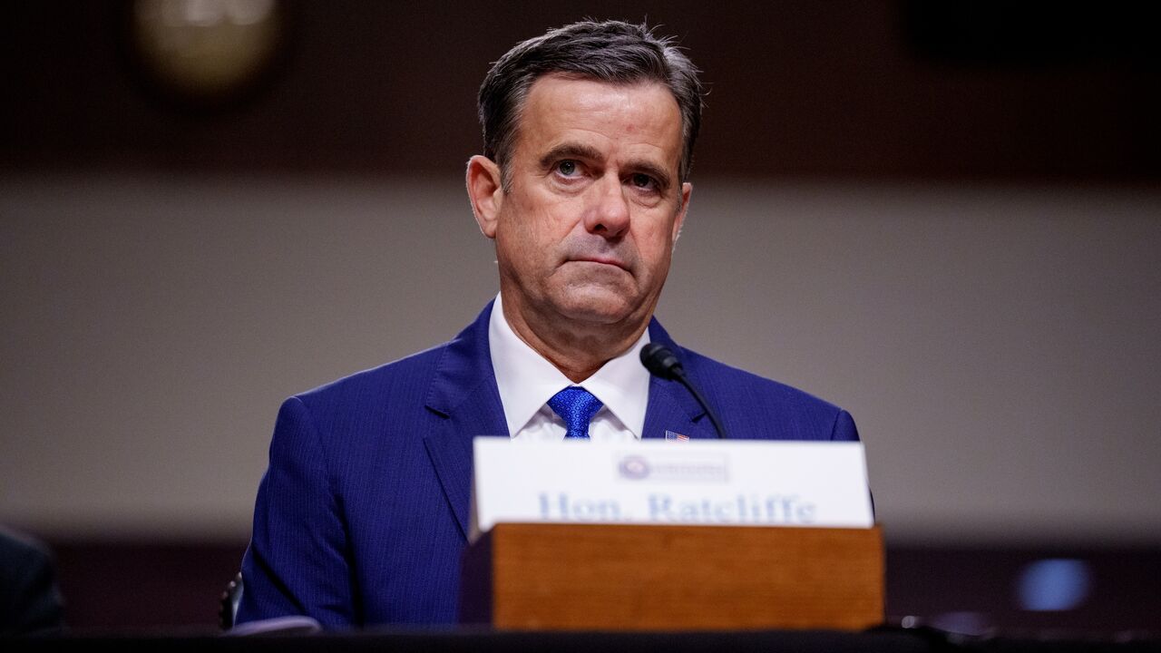 President-elect Donald Trump's nominee for CIA director, John Ratcliffe, appears for a Senate Intelligence confirmation hearing on Capitol Hill on Jan. 15, 2025, in Washington, DC.