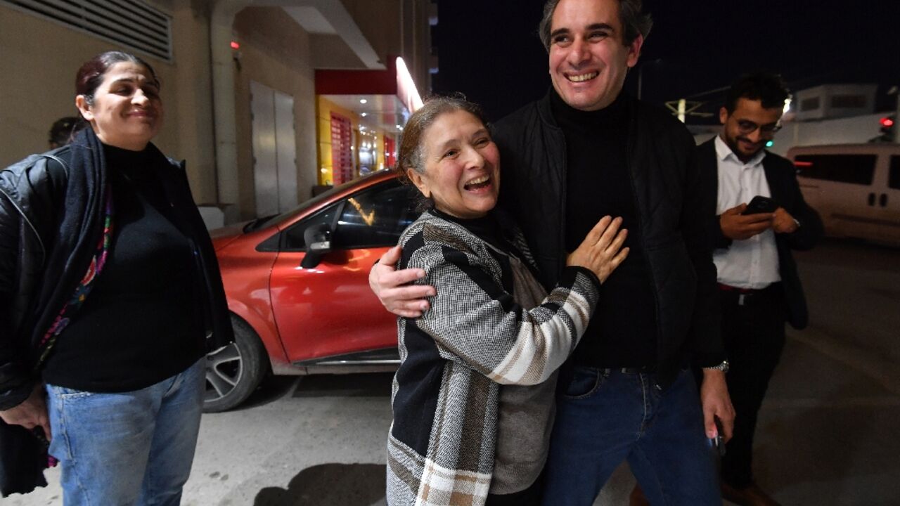 Prominent Tunisian human rights activist Sihem Bensedrine is welcomed on her release from jail in Manouba, near Tunis, after an appeals court ruling. Prominent Tunisian human rights activist Sihem Bensedrine is welcomed on her release from jail in Manouba, near Tunis, after an appeals court ruling.