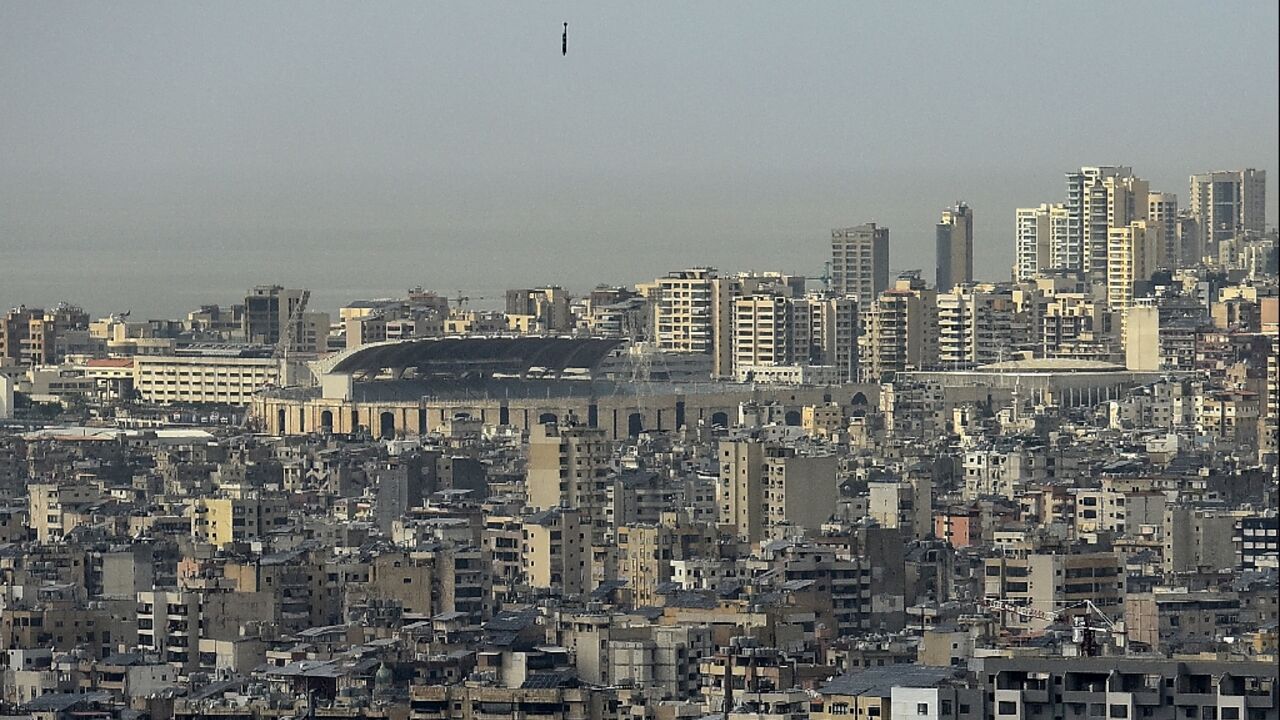 A shell fired by the Israeli military is about to hit a site in southern Beirut for the first time since a November 2024 ceasefire began A shell fired by the Israeli military is about to hit a site in southern Beirut for the first time since a November 2024 ceasefire began