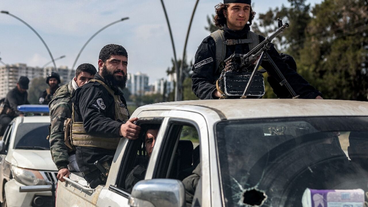 Security forces loyal to the interim Syrian government move in Syria's western city of Latakia Security forces loyal to the interim Syrian government move in Syria's western city of Latakia