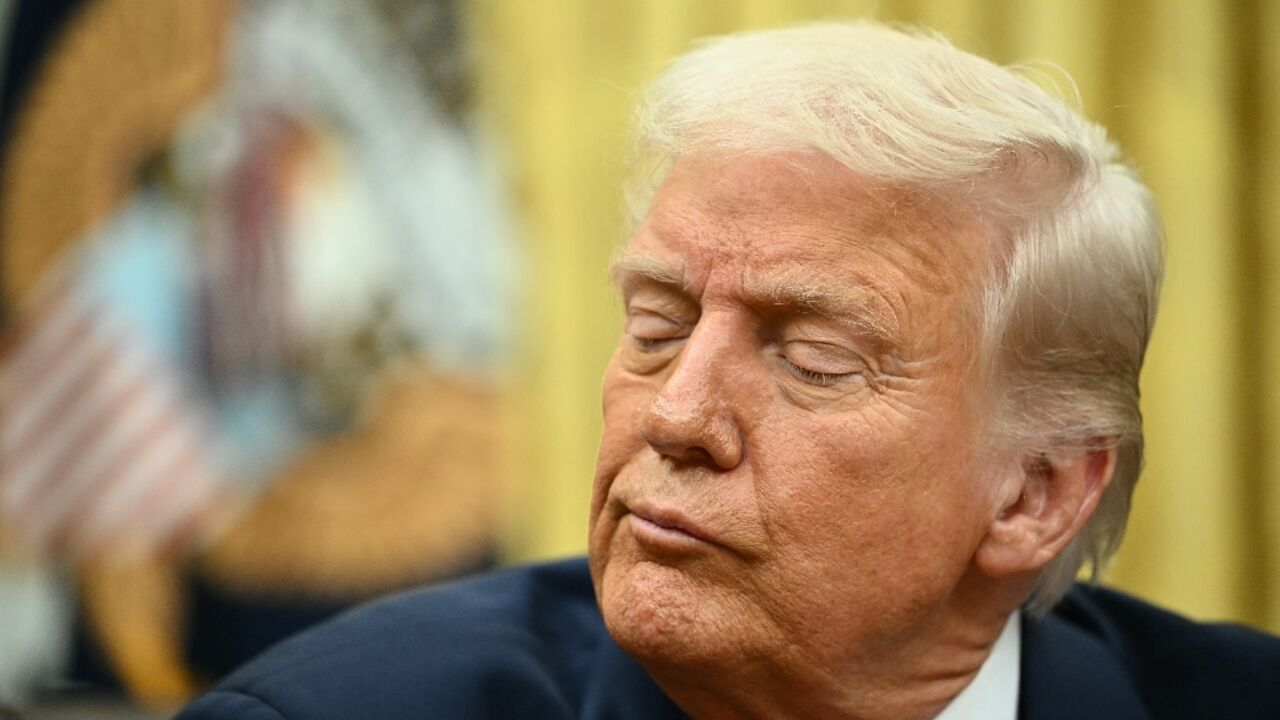 US President Donald Trump speaks after signing executive orders in the Oval Office on March 6, 2025 US President Donald Trump speaks after signing executive orders in the Oval Office on March 6, 2025