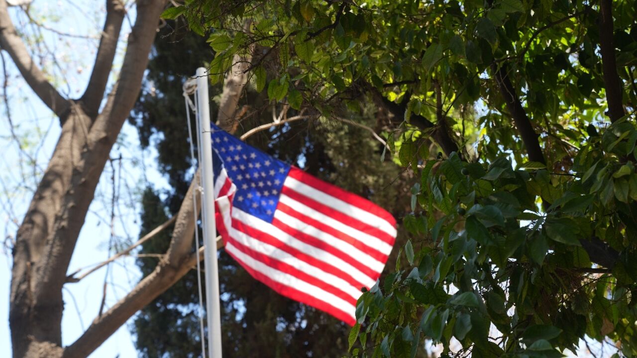 The United States' flag flutters at the US ambassador's residence in Damascus during a visit by US special envoy for Syria The United States' flag flutters at the US ambassador's residence in Damascus during a visit by US special envoy for Syria