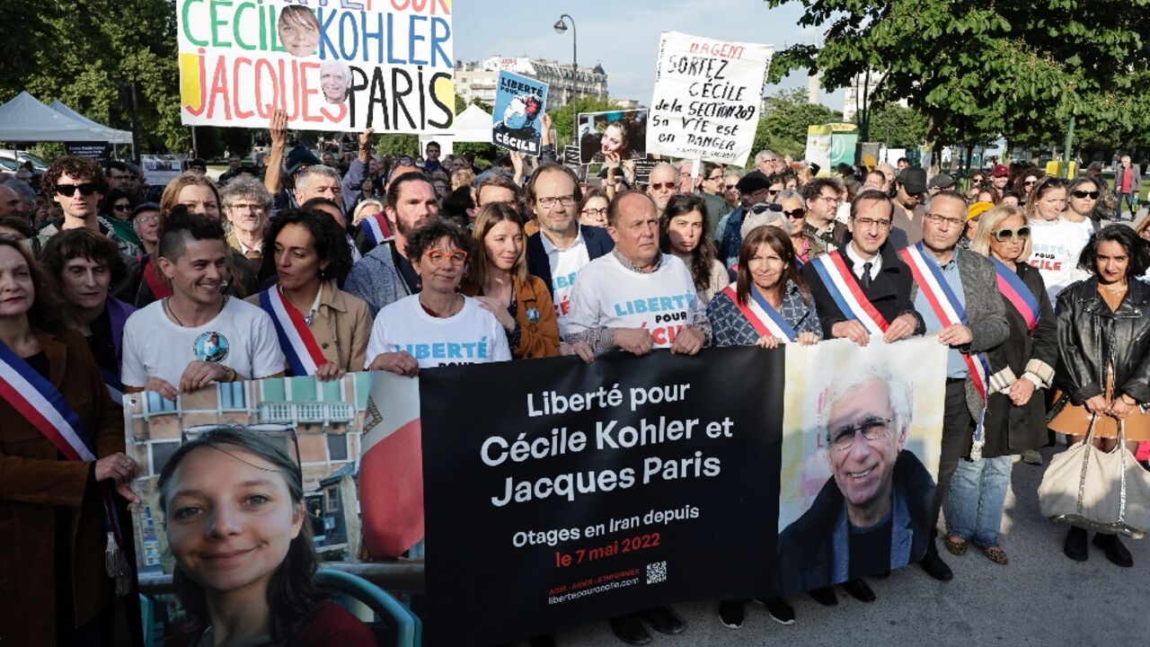 Two French citizens have been detained in Iran for three years Two French citizens have been detained in Iran for three years