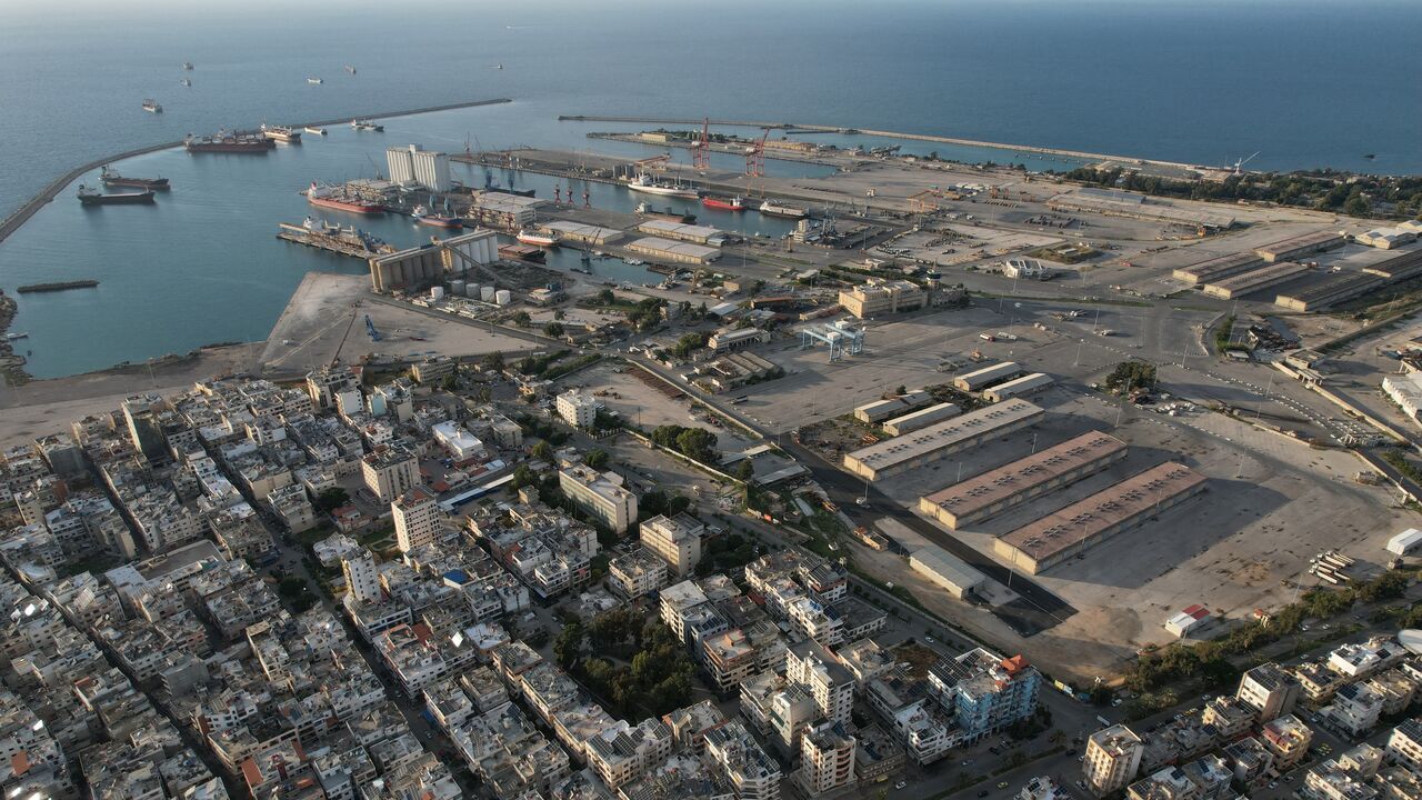 The port of the southern coastal city of Tartus, Syria, Dec. 12, 2024.