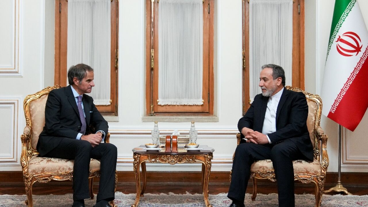 IAEA chief Rafael Grossi met with Iran's Foreign Minister Abbas Araghchi in Tehran in April IAEA chief Rafael Grossi met with Iran's Foreign Minister Abbas Araghchi in Tehran in April