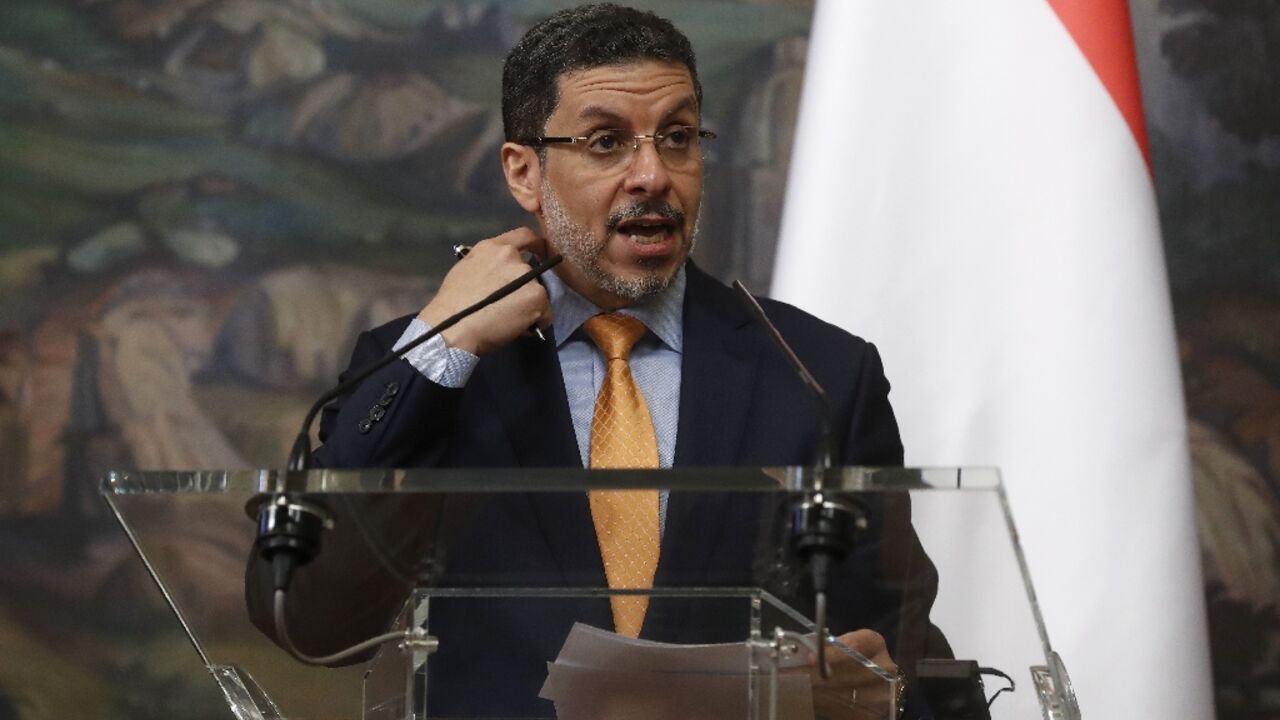 Ahmed Bin Mubarak pictured at a press conference in Moscow on February 27, 2024 Ahmed Bin Mubarak pictured at a press conference in Moscow on February 27, 2024