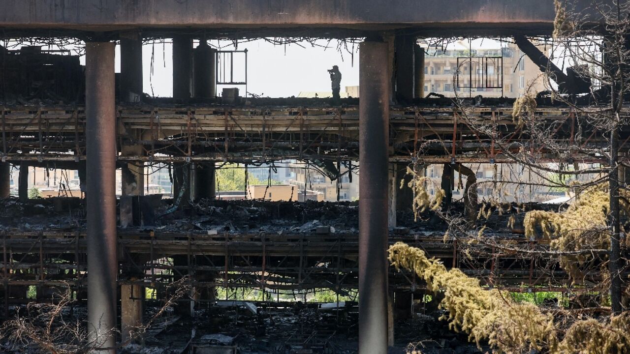 The heavily damaged building of Iran's public broadcaster in Tehran after it was hit in an Israeli strike The heavily damaged building of Iran's public broadcaster in Tehran after it was hit in an Israeli strike