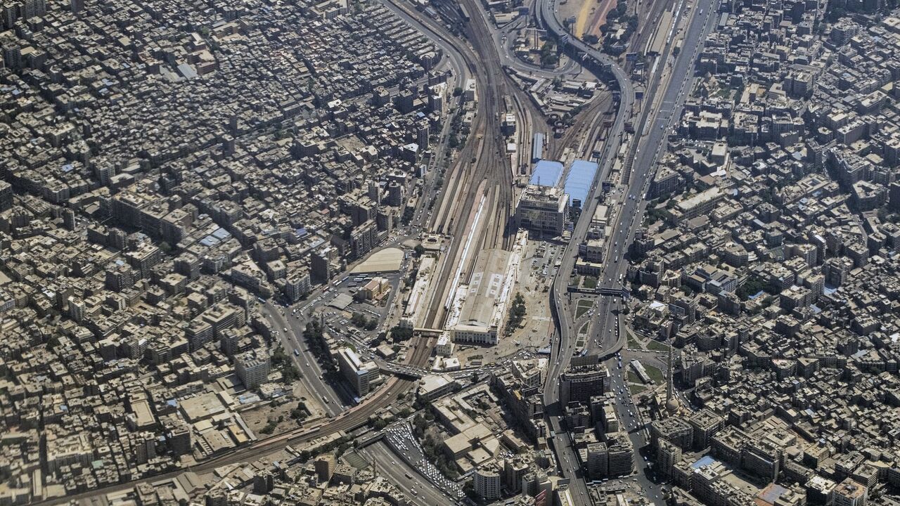 in the center of the Egyptian capital, May 6, 2022.